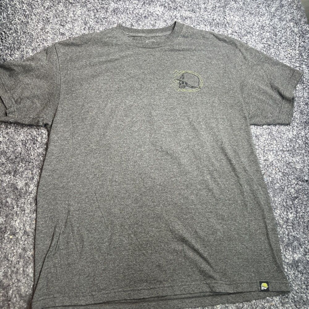 Metal Mulisha Gray Graphic Logo Crew Neck Short Sleeve Men's T-Shirt Size XL